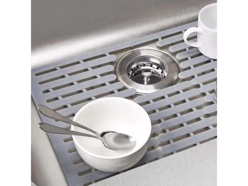 Oxo Good Grips Spülbeckenmatte, 43 x 32 cm, Silikon, Grau