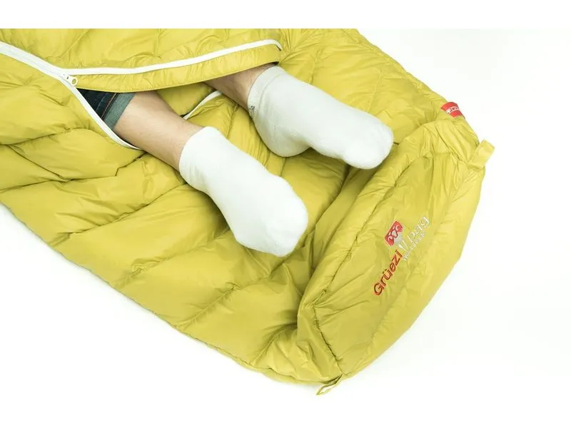 Grüezi Bag Schlafsack DownWool Extreme Light 2.0 8 °C 185 cm, Gelb