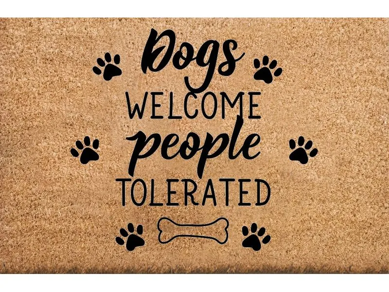 Conceptum Hypnose Fussmatte Dogs are.. 40 cm x 60 cm
