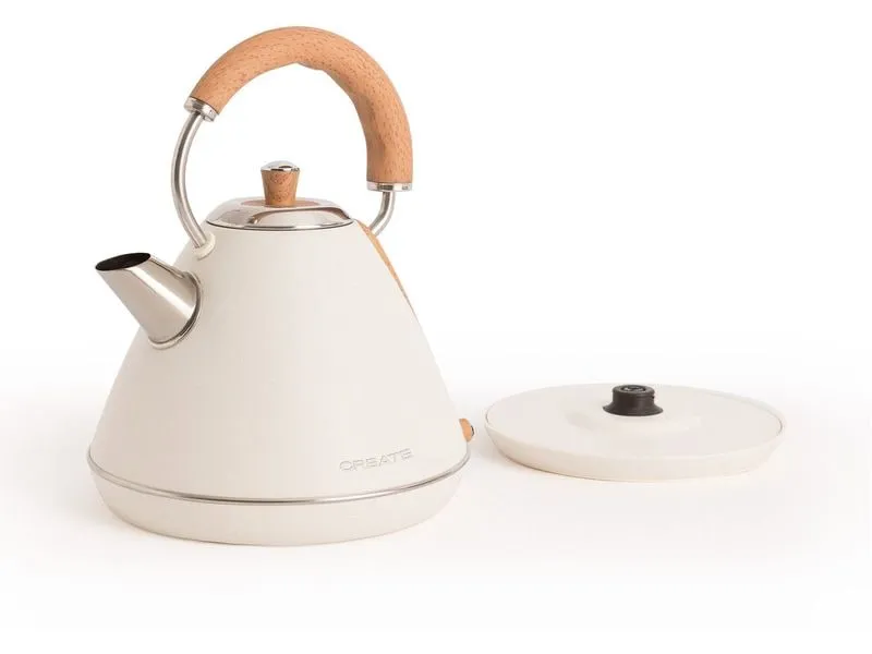 Create Wasserkocher Retro L 1.7 l, Crème