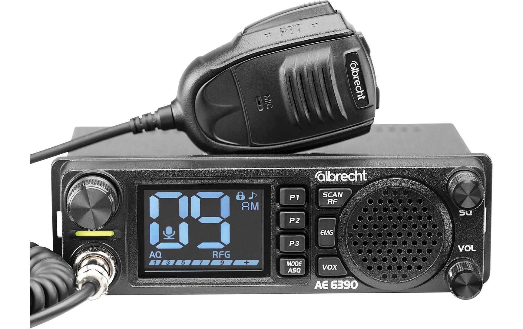 Albrecht CB Funkgerät AE6390, 12 / 24 Volt, 4 Watt, AM / FM