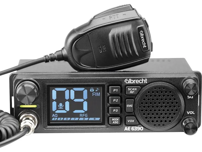 Albrecht CB Funkgerät AE6390, 12 / 24 Volt, 4 Watt, AM / FM
