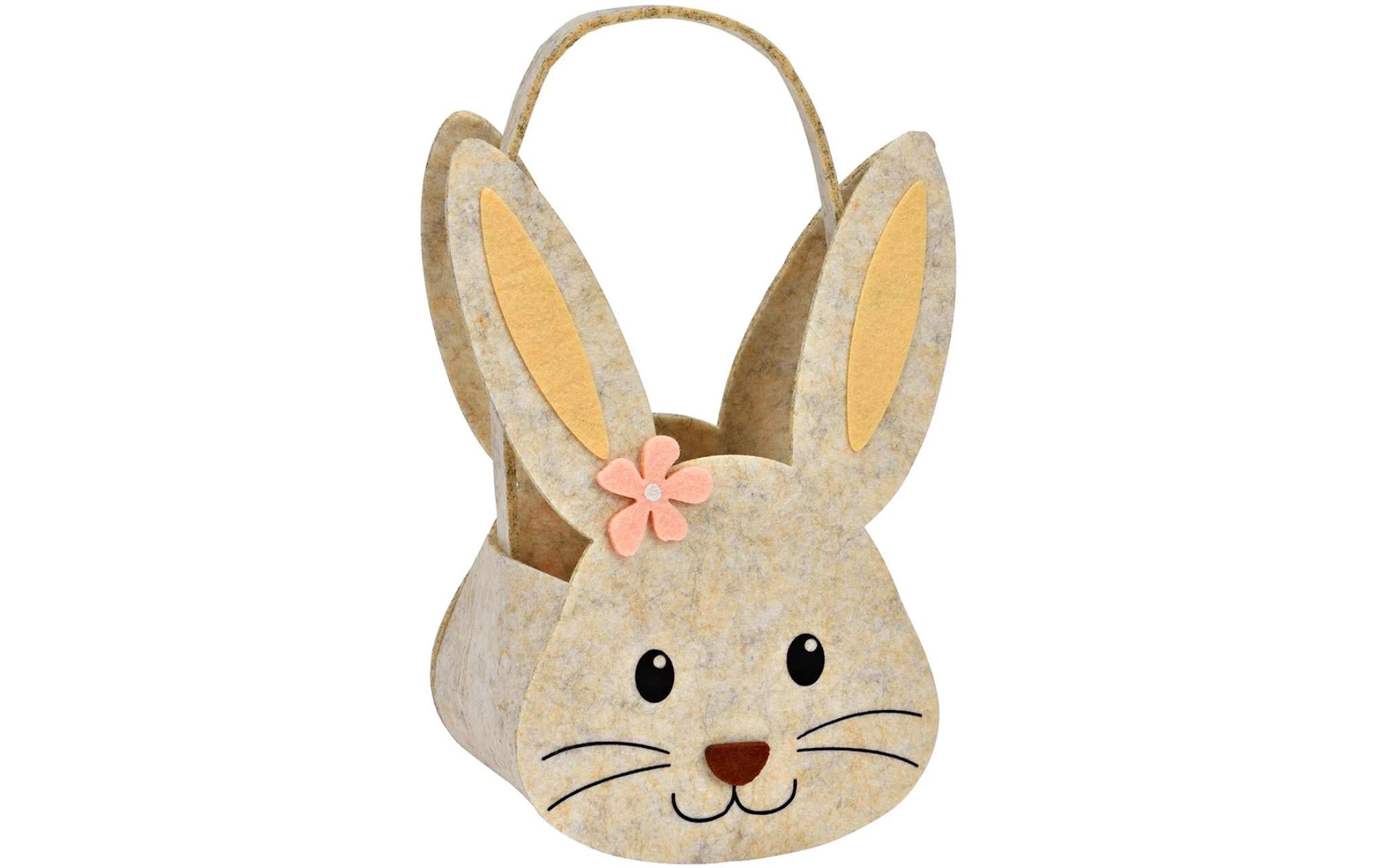 G. Wurm Osterkörbchen Hase 22 cm, Beige