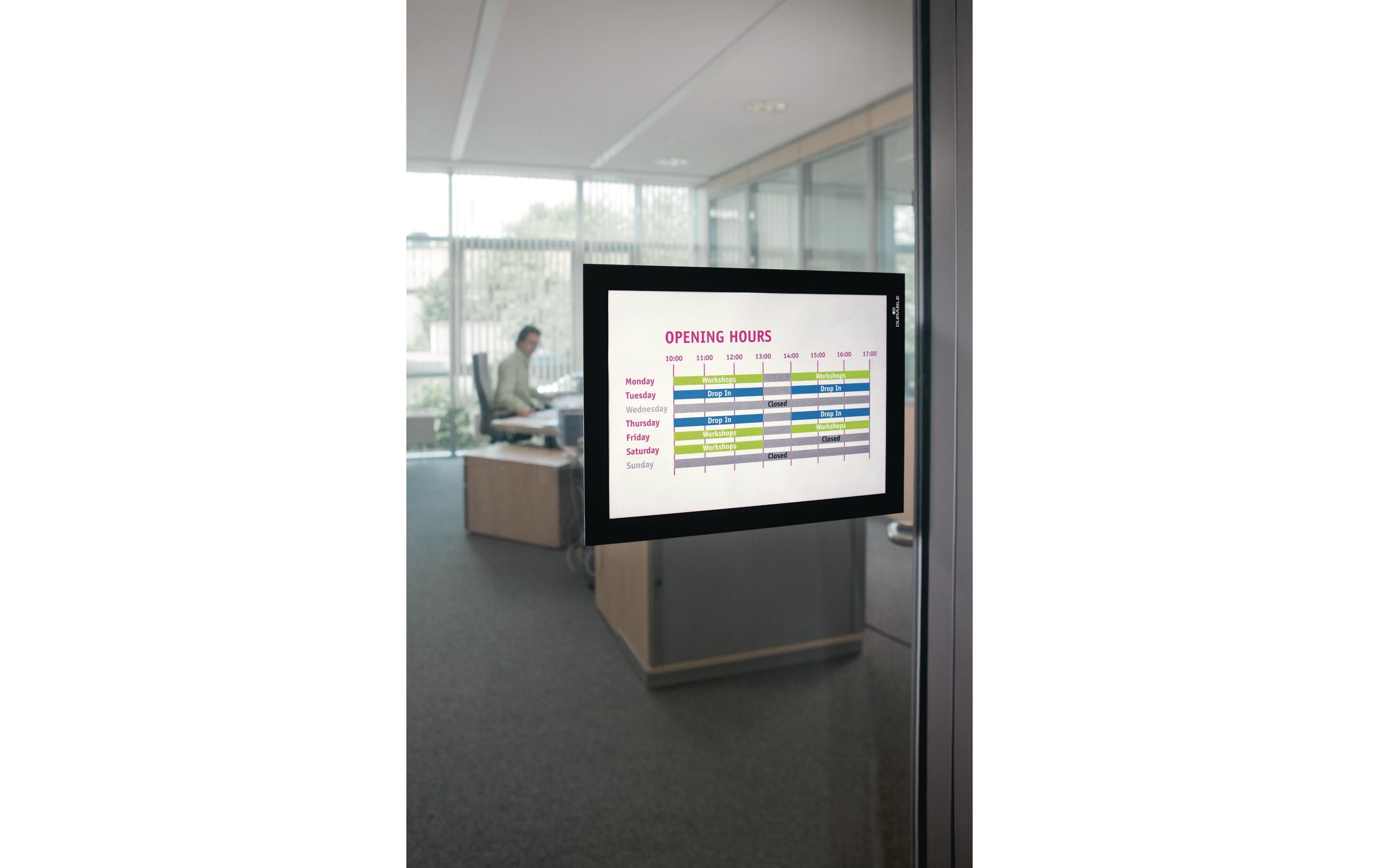 DURABLE Präsentationsrahmen Duraframe A5 2 Stück Schwarz DURABLE Präsentationsrahmen Duraframe A5 2 Stück Schwarz