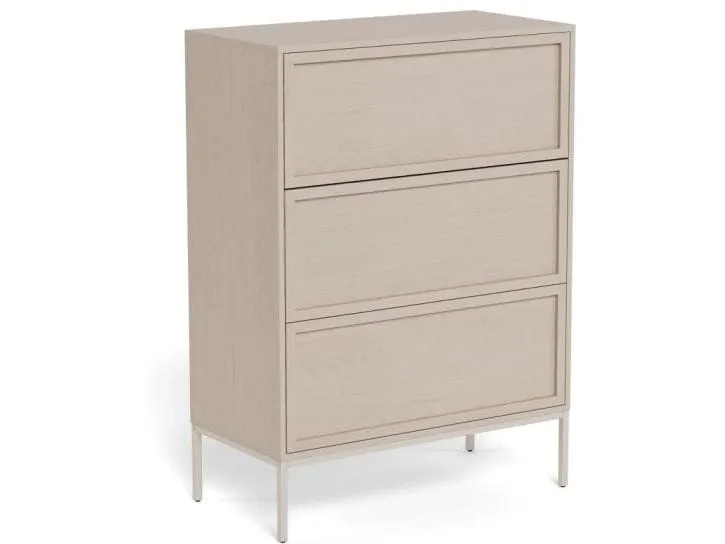 AC Design Kommode Palmdale 80 x 40 x 110 cm, Grau AC Design Kommode Palmdale 80 x 40 x 110 cm, Grau