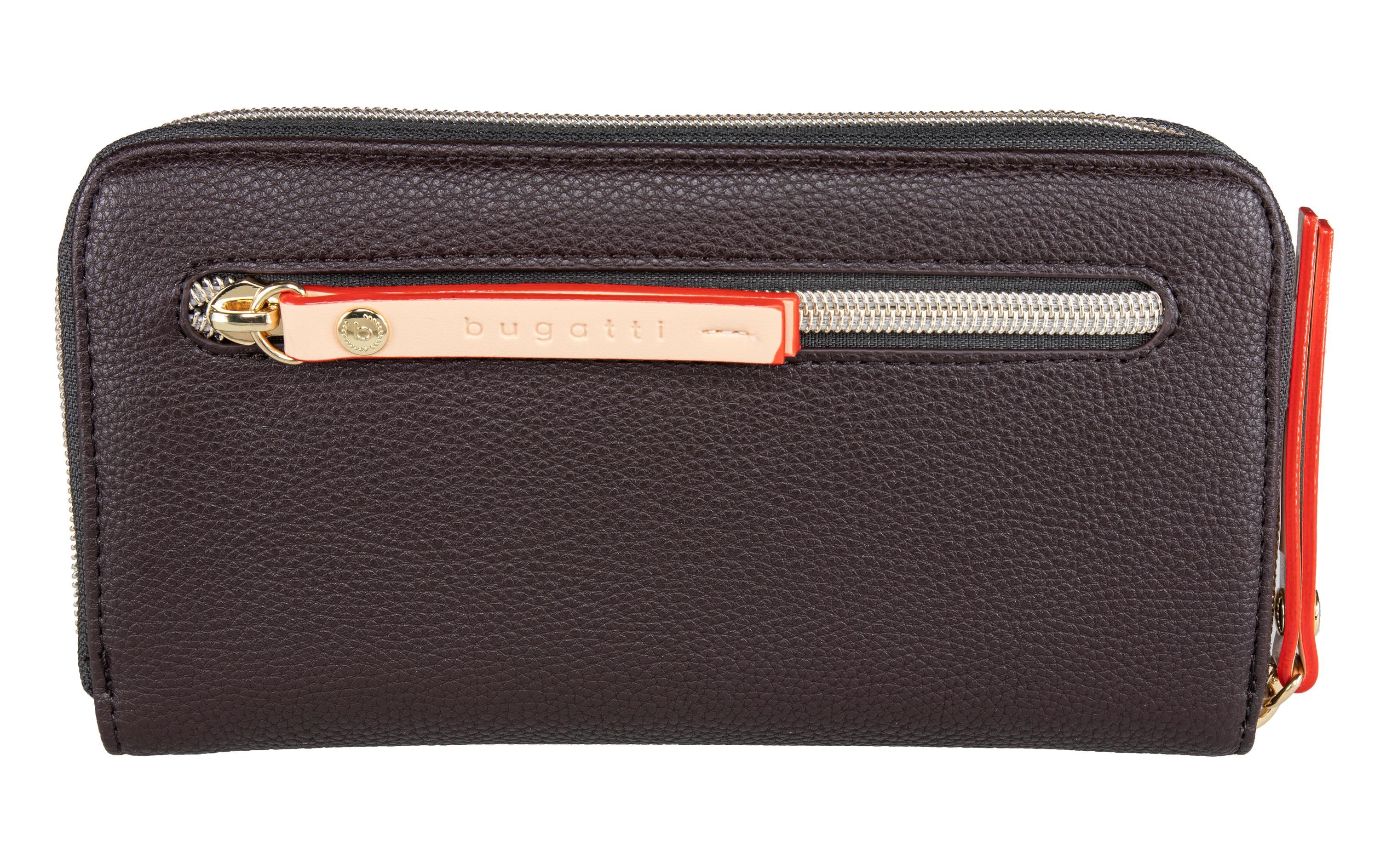 Bugatti Portemonnaie Ella Dunkelbraun Bugatti Portemonnaie Ella Dunkelbraun