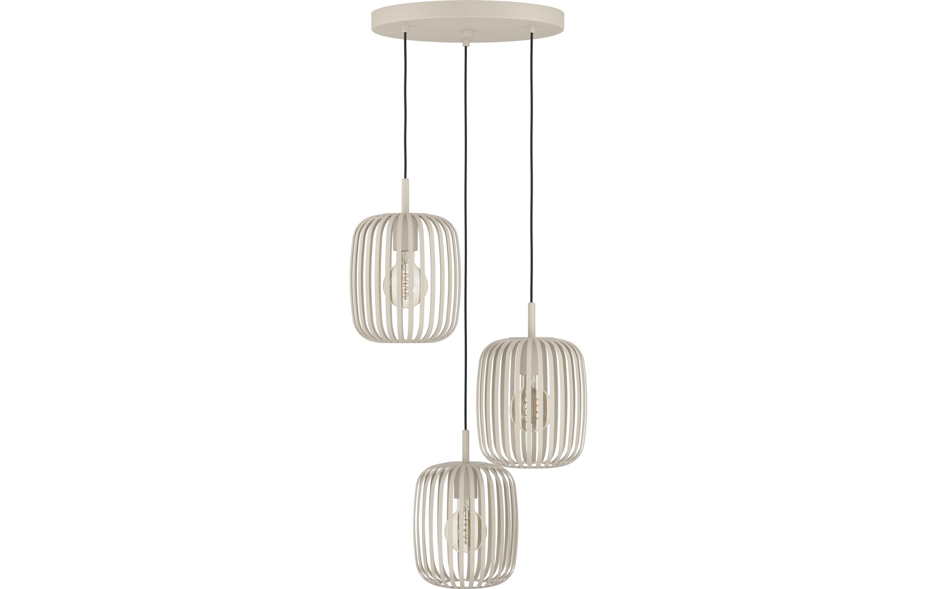 EGLO Leuchten Pendelleuchte ROMAZZINA beige exkl. E27 3x40W