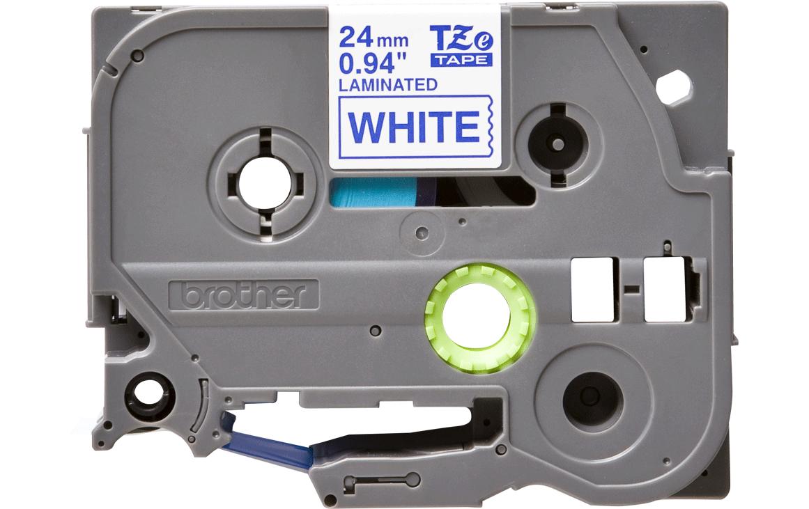 Brother Beschriftungsband TZe-253 Blau auf Weiss Brother Beschriftungsband TZe-253 Blau auf Weiss
