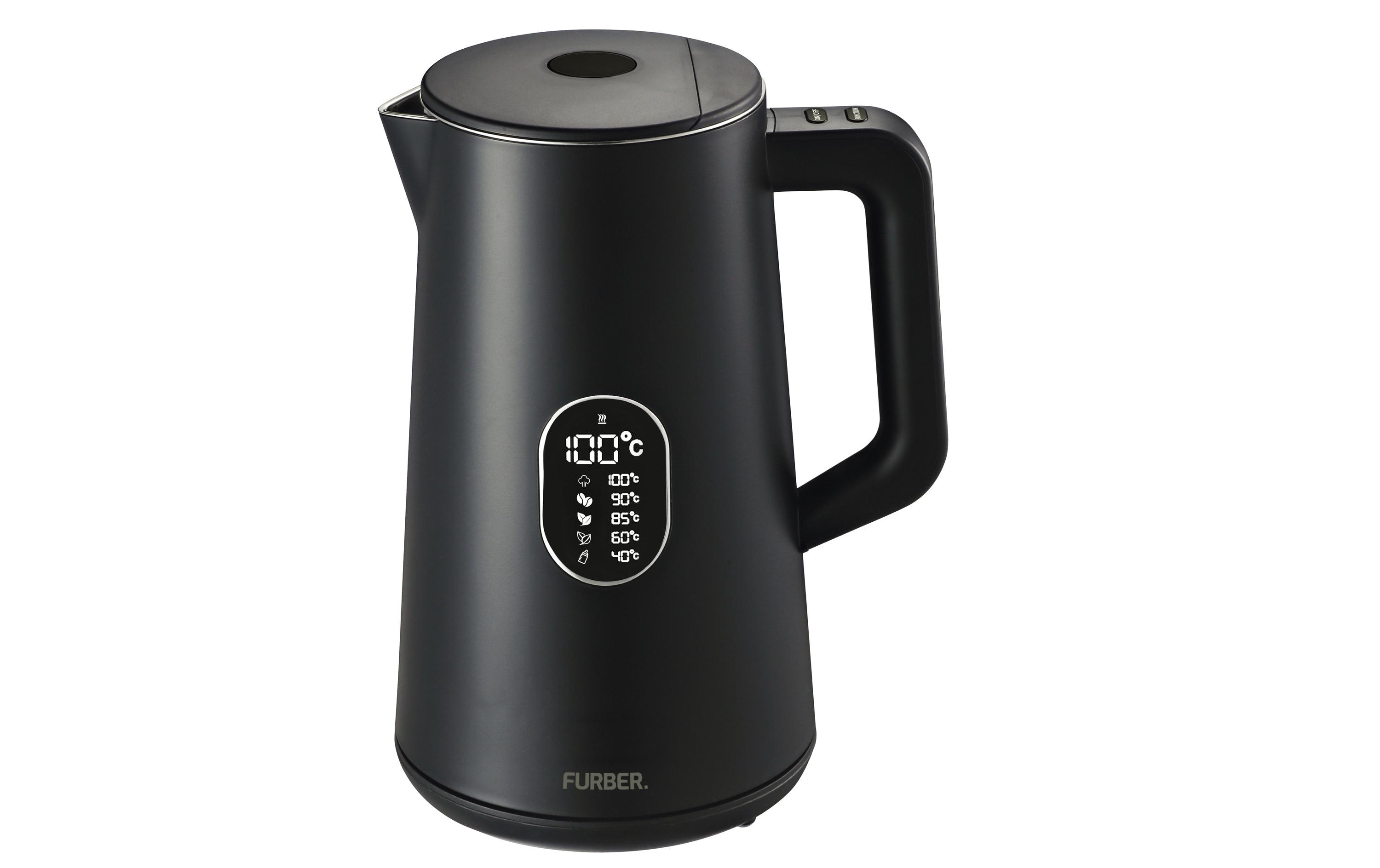 FURBER Wasserkocher Veloce, 1.5 L, Grau