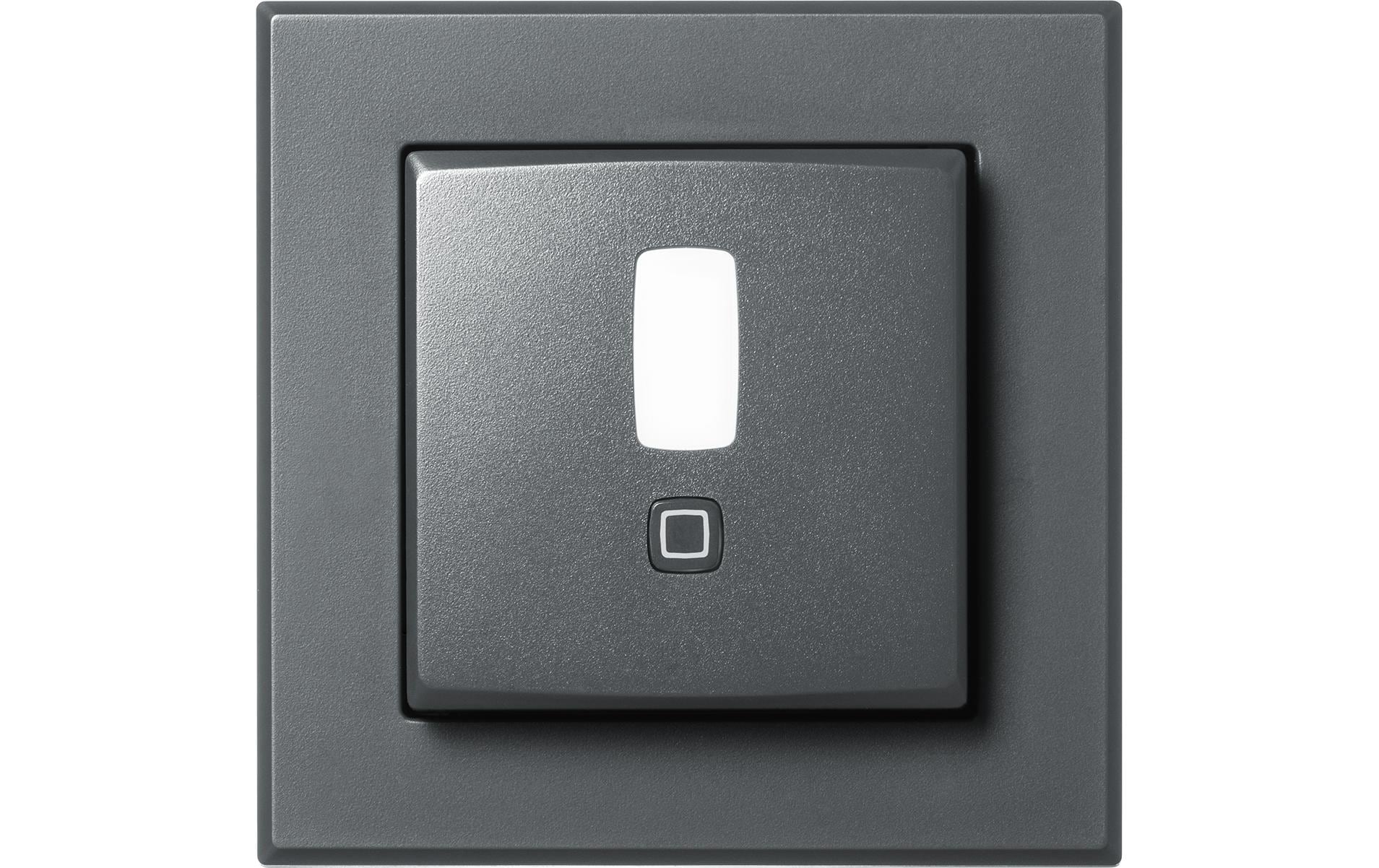 Homematic IP Smart Home Bewegungsmelder im WM55 Rahmen, Anthrazit Homematic IP Smart Home Bewegungsmelder im WM55 Rahmen, Anthrazit