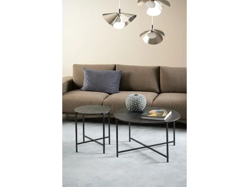 AC Design Couchtisch Lamoine Schwarz, Ø 40 x 45 cm AC Design Couchtisch Lamoine Schwarz, Ø 40 x 45 cm