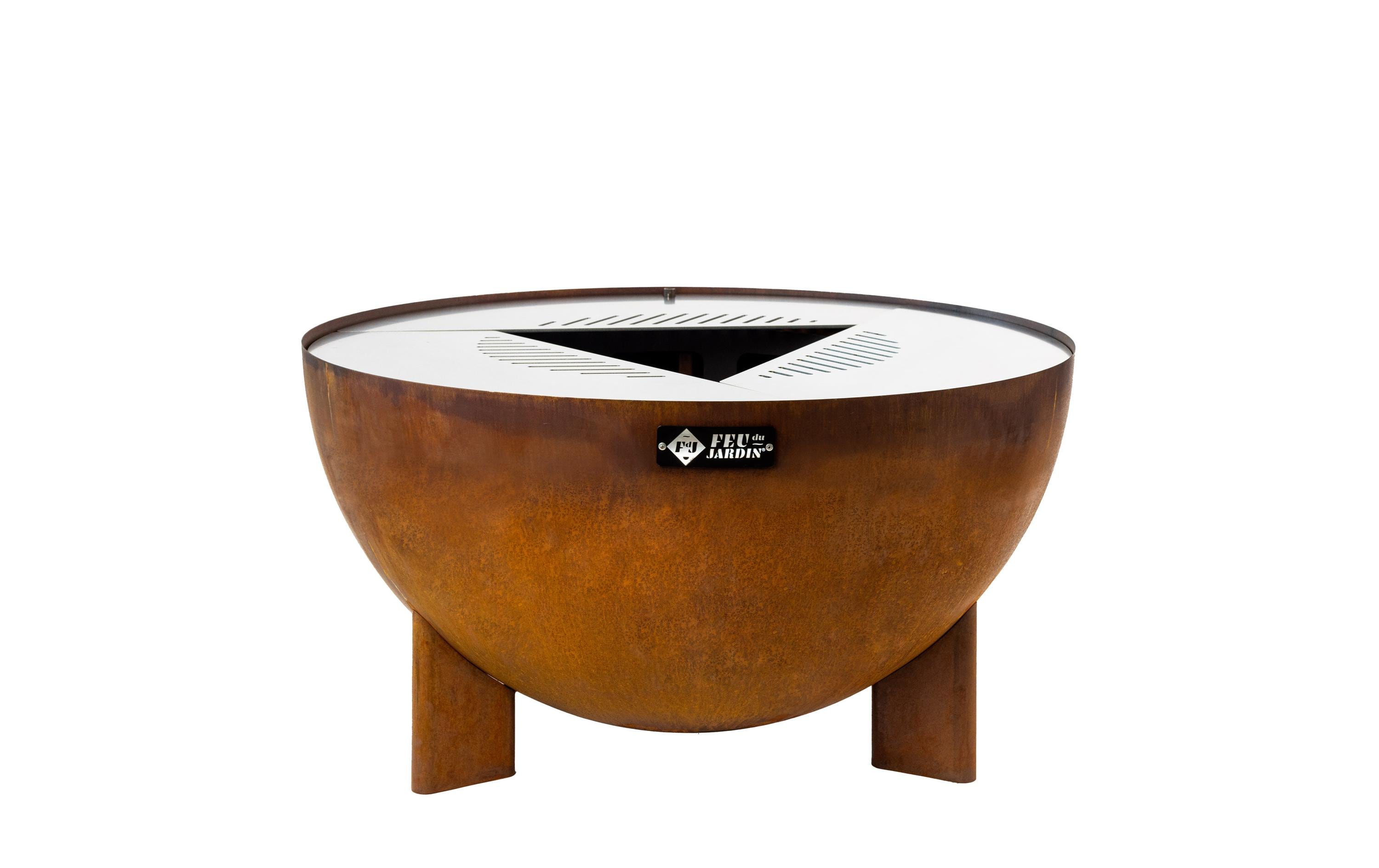 FEU DU JARDIN Feuerstelle Tria, Ø 98 cm, Rost FEU DU JARDIN Feuerstelle Tria, Ø 98 cm, Rost
