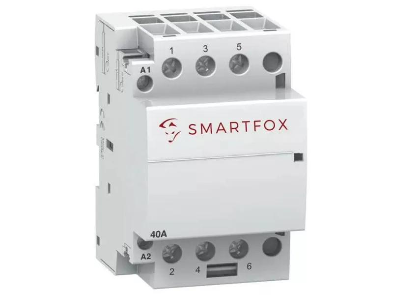 SMARTFOX Schütz für Ladestation, 3 Schliesser, 40 A SMARTFOX Schütz für Ladestation, 3 Schliesser, 40 A