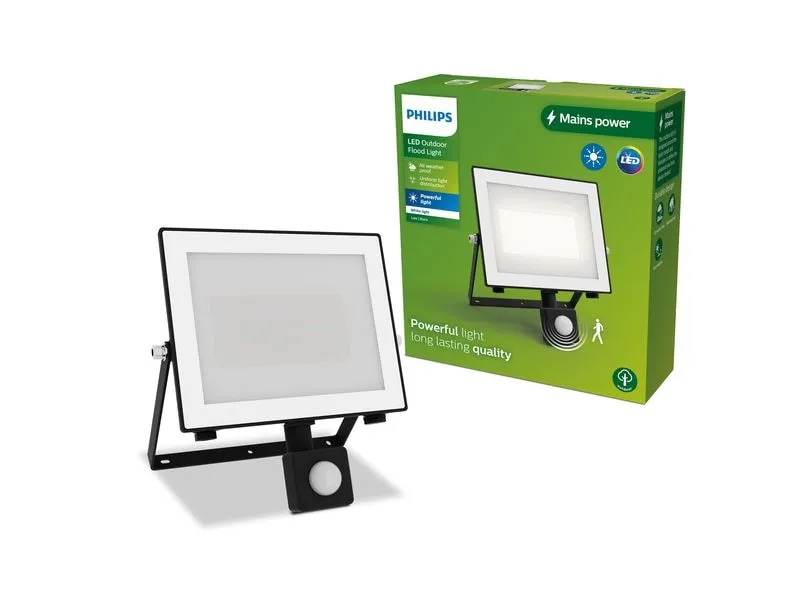 Philips Lois Flutlicht 50W 3000K IR IP65 schwarz 50 W Philips Lois Flutlicht 50W 3000K IR IP65 schwarz 50 W