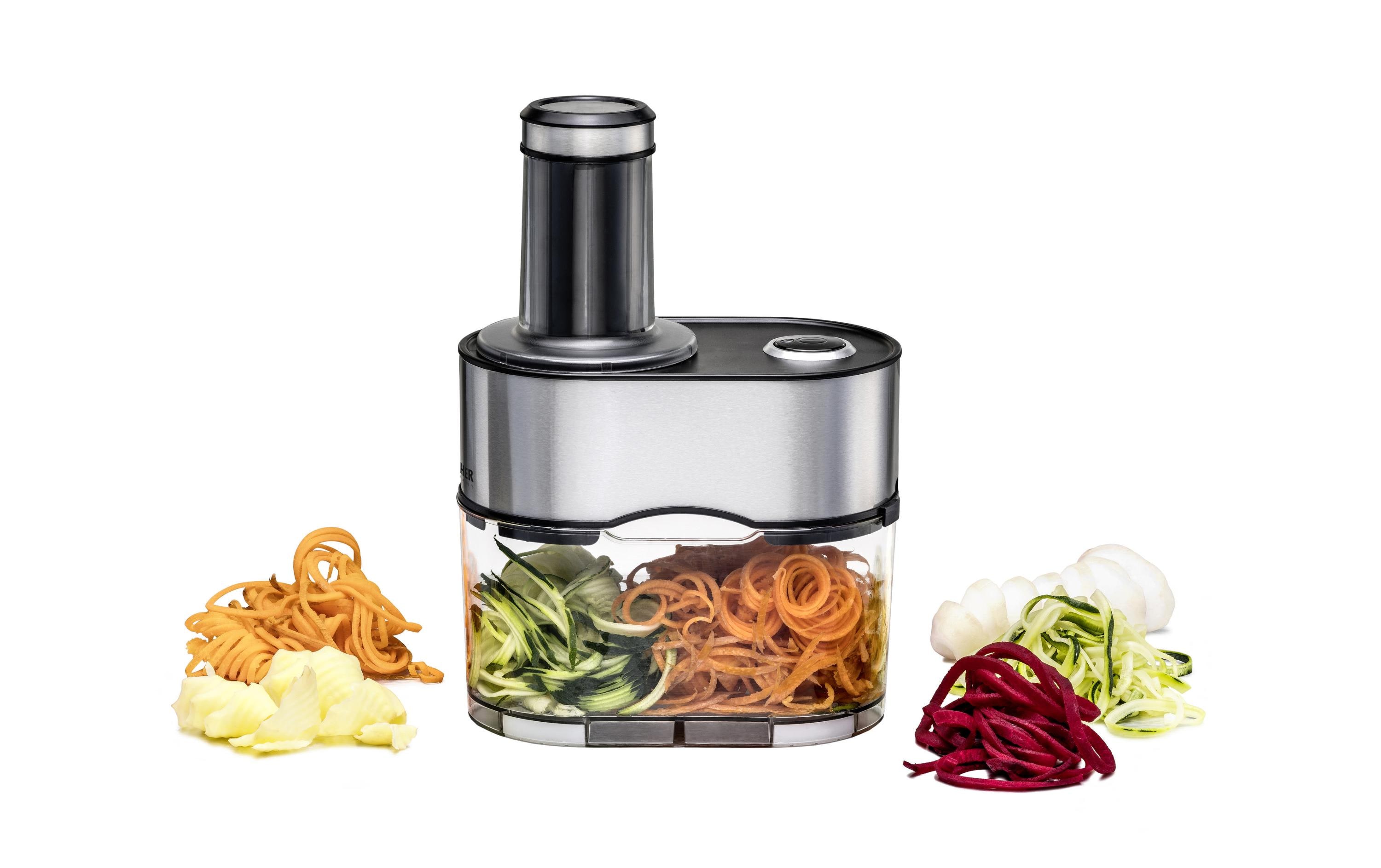 Rommelsbacher Spiralschneider EGS 80 Gnudel Schwarz/Silber