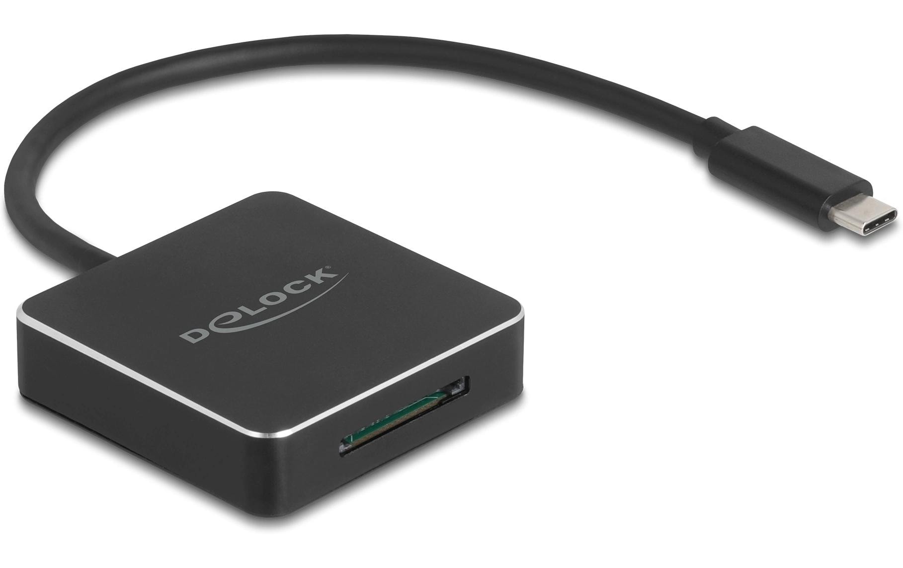 Delock Card Reader Extern USB-C 10 Gbps für SD Express