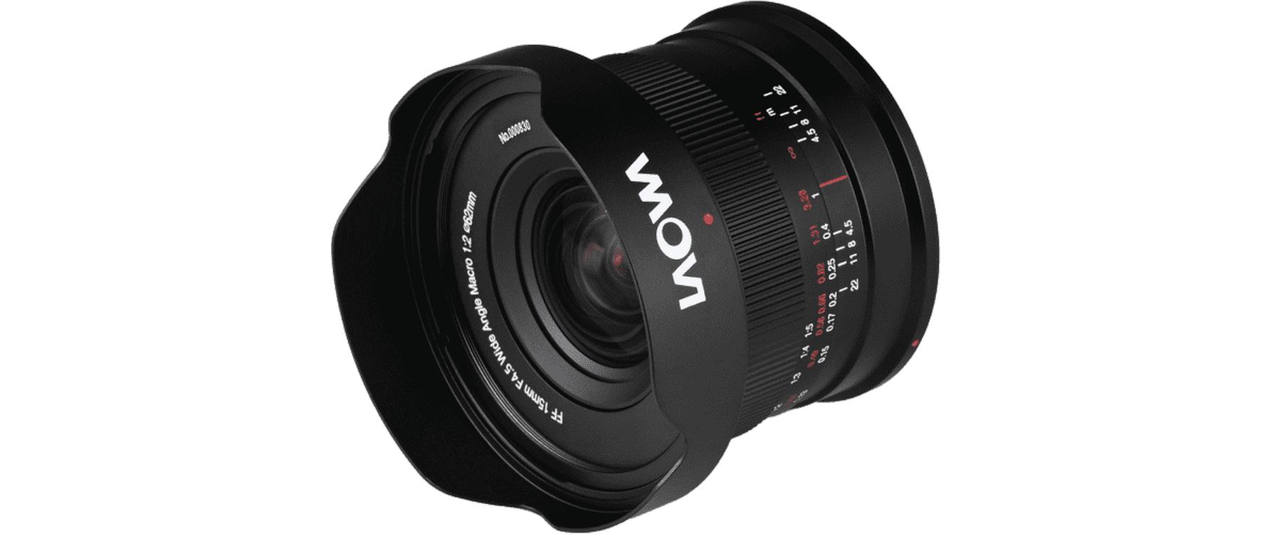 Laowa 15mm F/4.5 0.5X Weitwinkel-Makro Auto-Blende – Canon EF