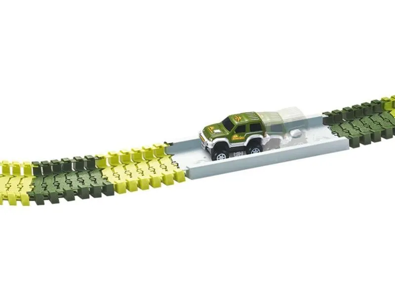 Amewi Magic Traxx Bahn Dino-Park Mini Set mit Brücke Amewi Magic Traxx Bahn Dino-Park Mini Set mit Brücke