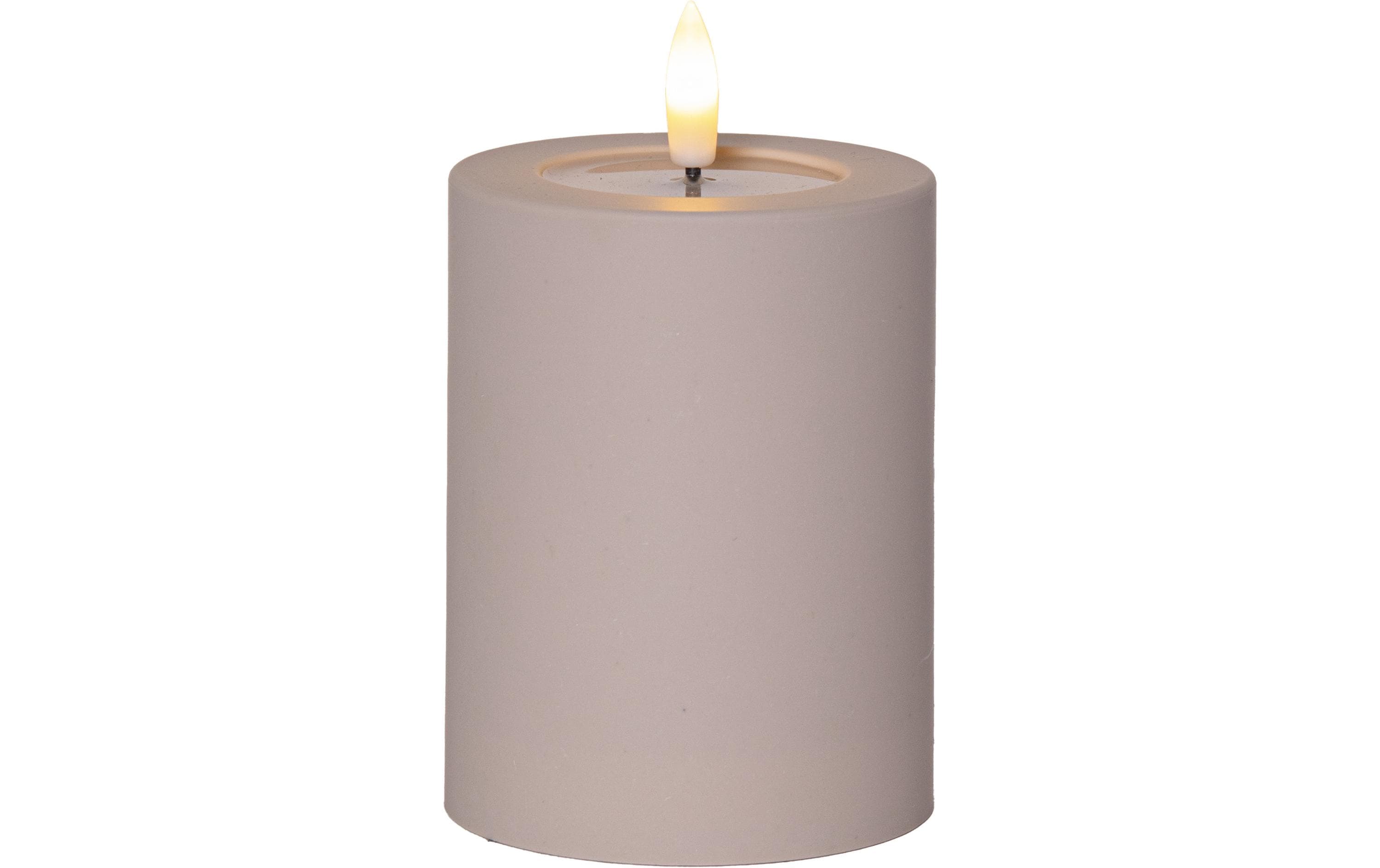 Star Trading LED Pillar Kerze Flamme Soft Indoor, 12.50 cm, Beige Star Trading LED Pillar Kerze Flamme Soft Indoor, 12.50 cm, Beige