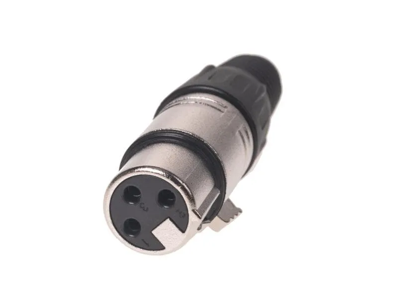 Bemero Stecker BC1001NI-F 3-Pol XLRf female Stecker Nickel