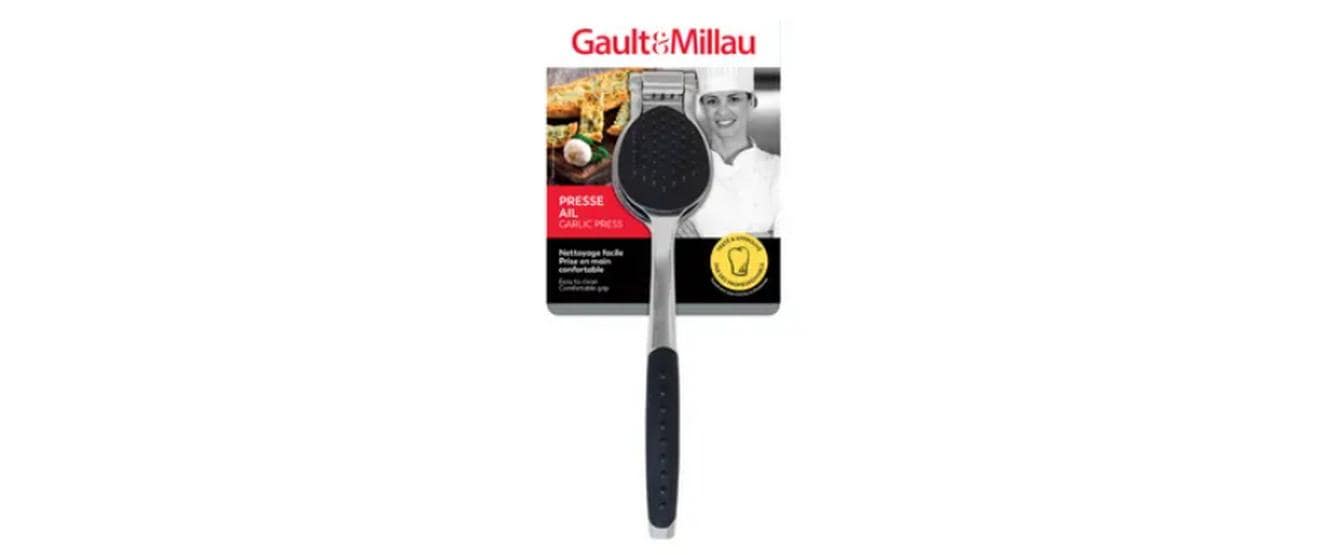 Gault Millau Knoblauchpresse Schwarz/Silber