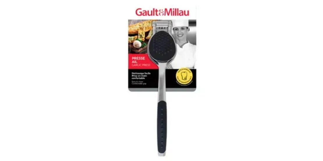 Gault Millau Knoblauchpresse Schwarz/Silber