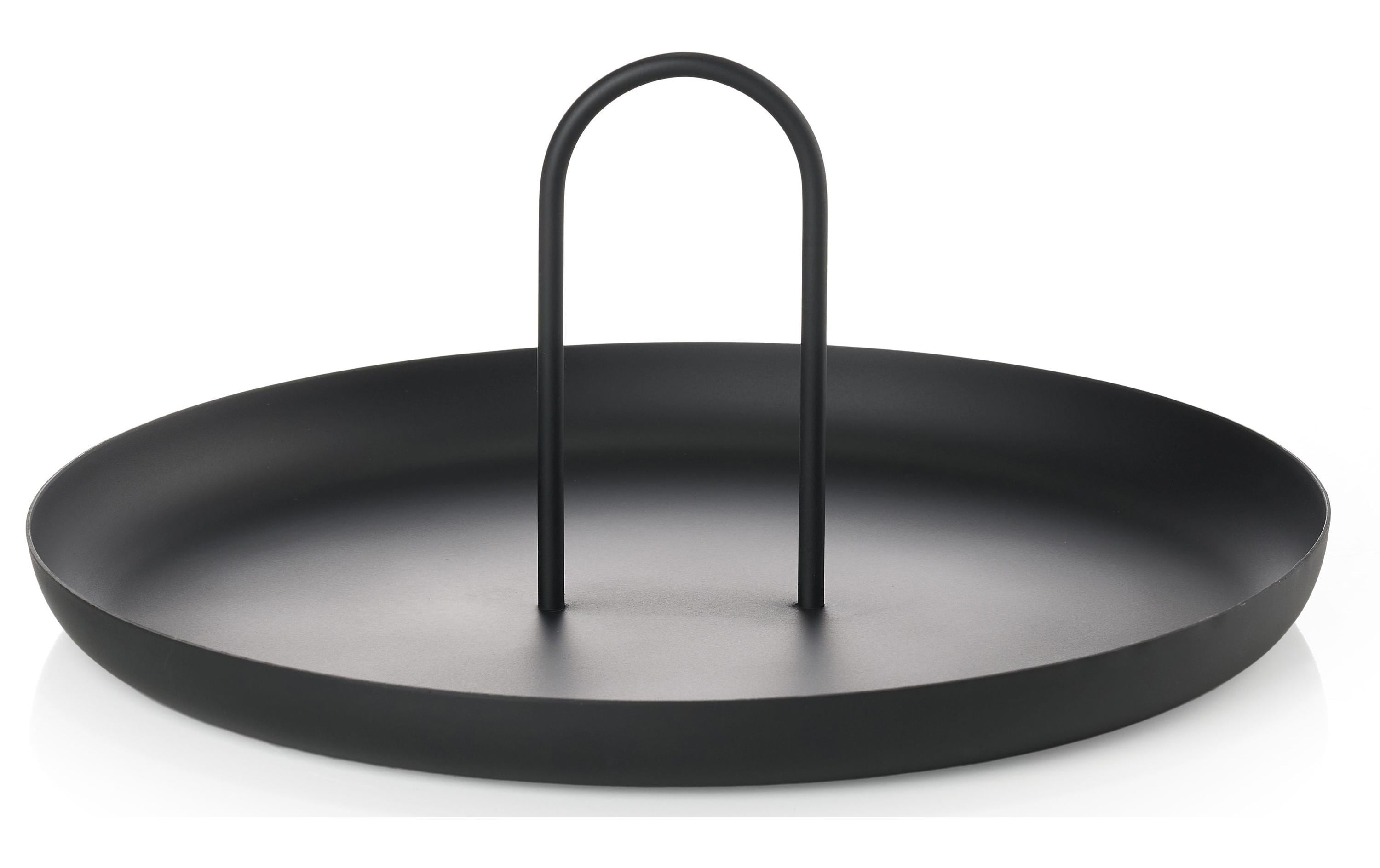 Zone Denmark Serviertablett Single 30 cm, Schwarz