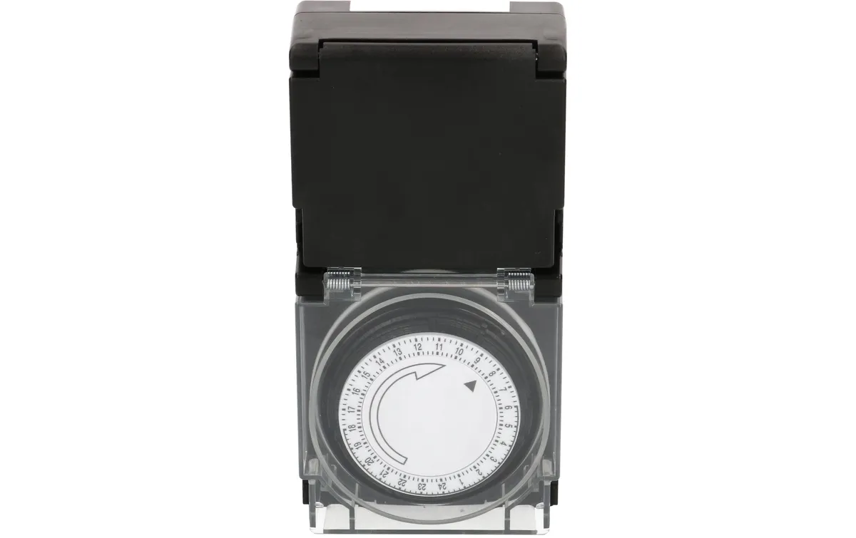 Max Hauri Zeitschaltuhr IP55 24 h Mechanisch Max Hauri Zeitschaltuhr IP55 24 h Mechanisch