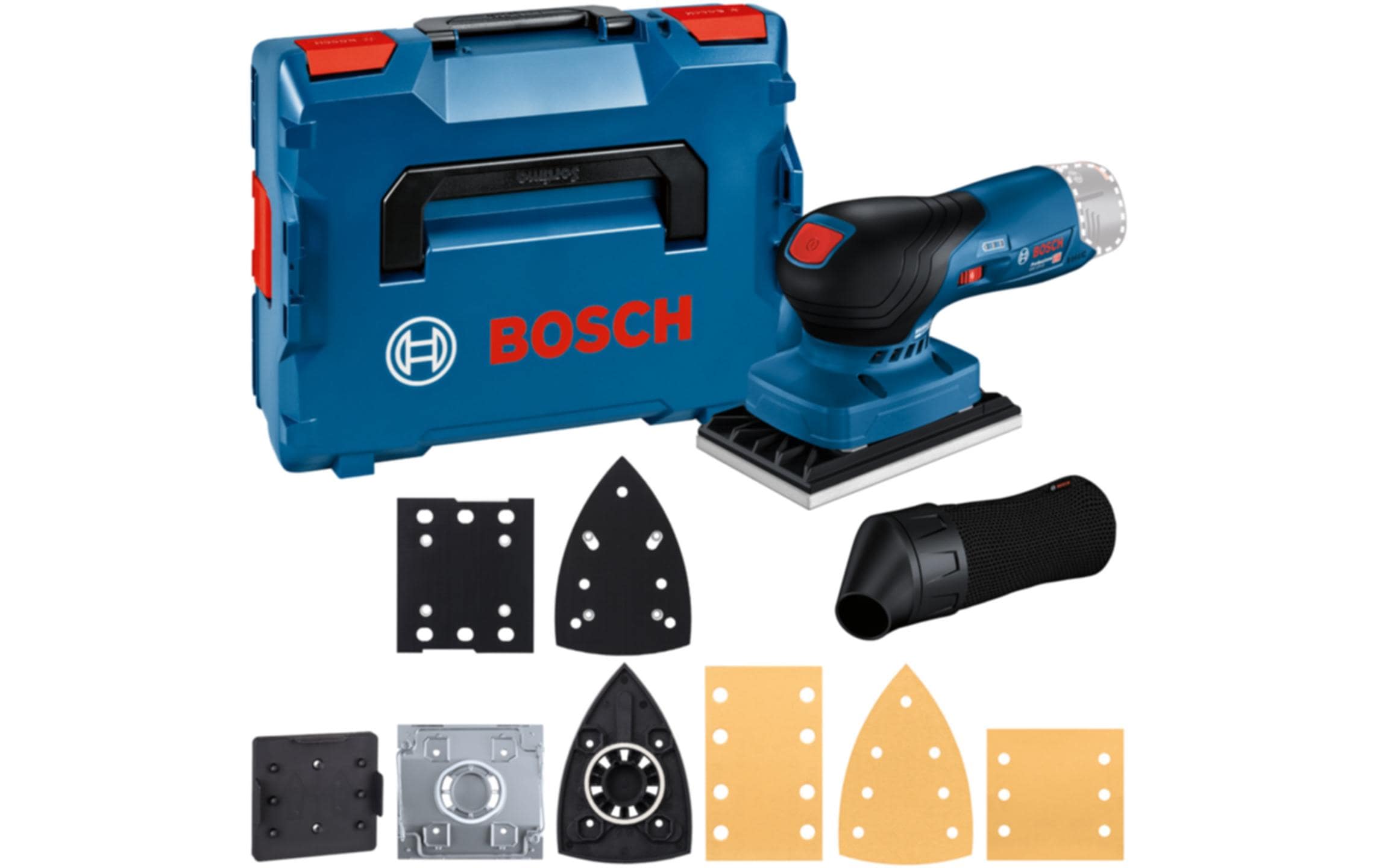 Bosch Professional Akku-Schwingschleifer PRO GSS 12V-13 in L-BOXX (ohne Akku)