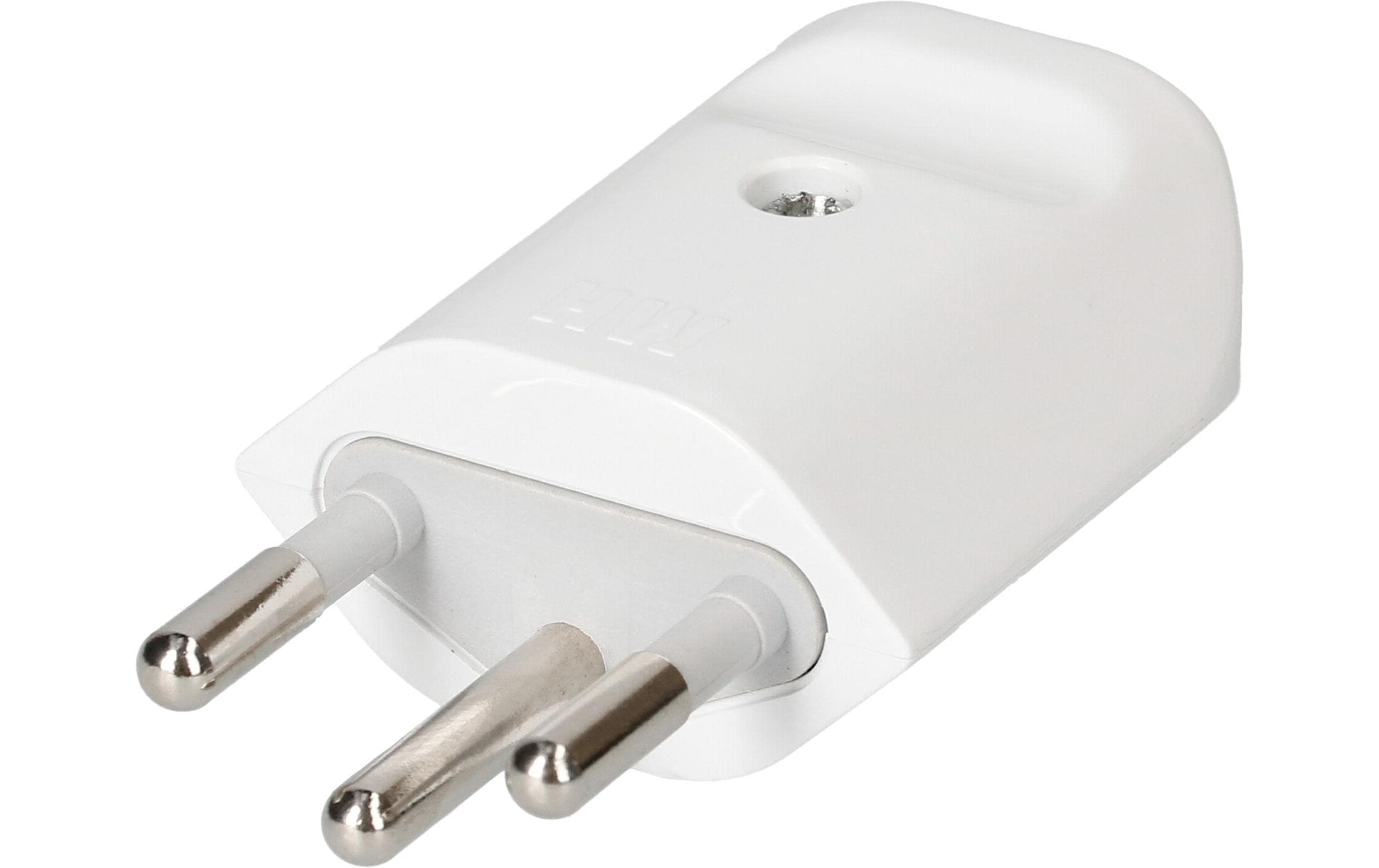 Max Hauri Montagestecker T12 3-polig, mit Isolator Weiss Max Hauri Montagestecker T12 3-polig, mit Isolator Weiss