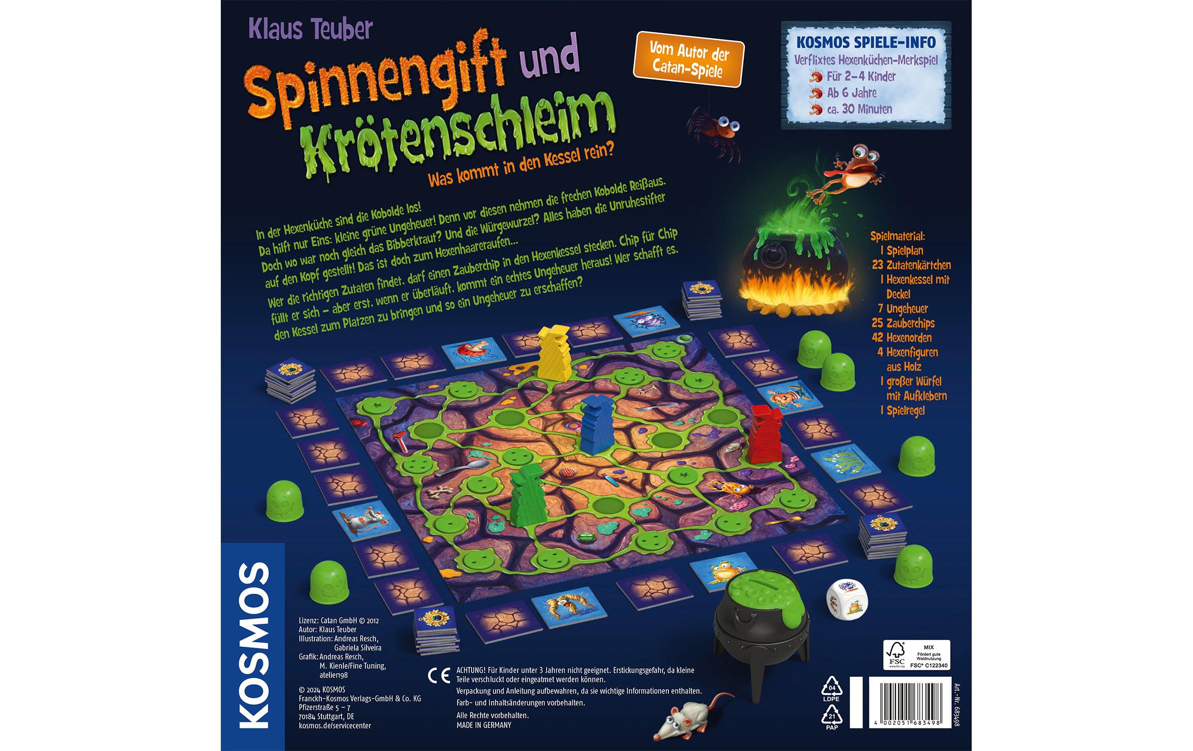Kosmos Kinderspiel Spinnengift und Krötenschleim -DE- Kosmos Kinderspiel Spinnengift und Krötenschleim -DE-