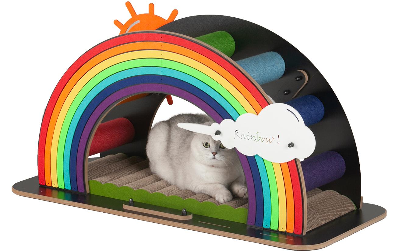 CanadianCat Katzenspielplatz Rainbow Mehrfarbig CanadianCat Katzenspielplatz Rainbow Mehrfarbig
