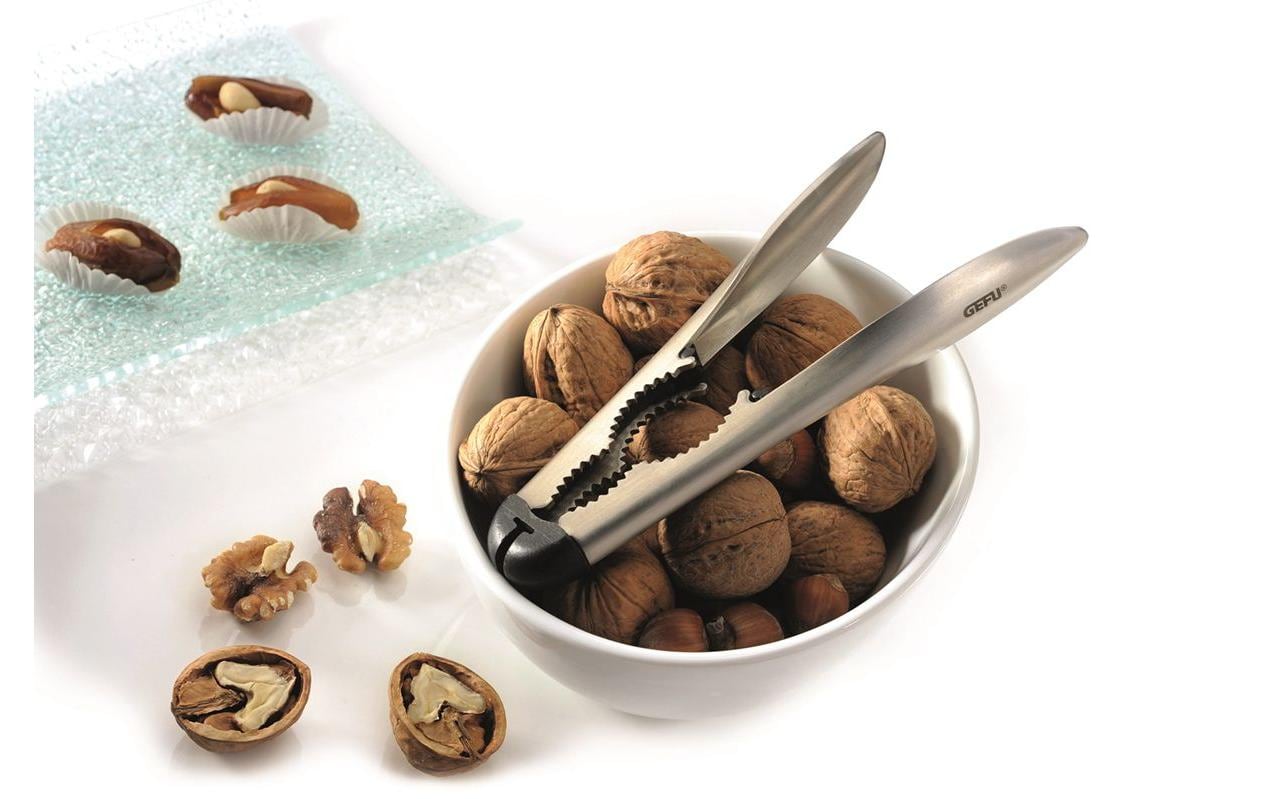 GEFU Nussknacker Nocetto 18 cm, Schwarz/Silber