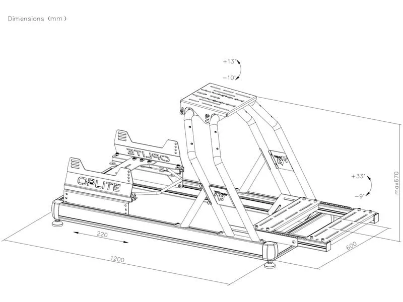 Oplite R8 Fury Chassis weiss Oplite R8 Fury Chassis weiss