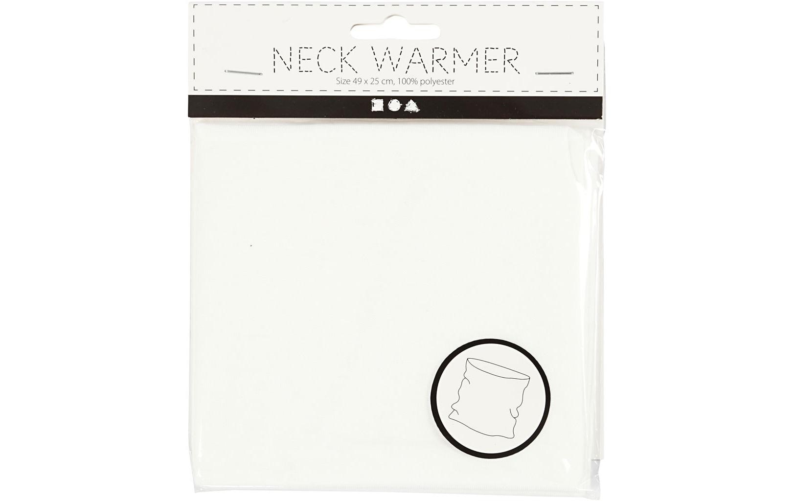 Creativ Company Schlauchschal Polyester, 1 Stück, Weiss