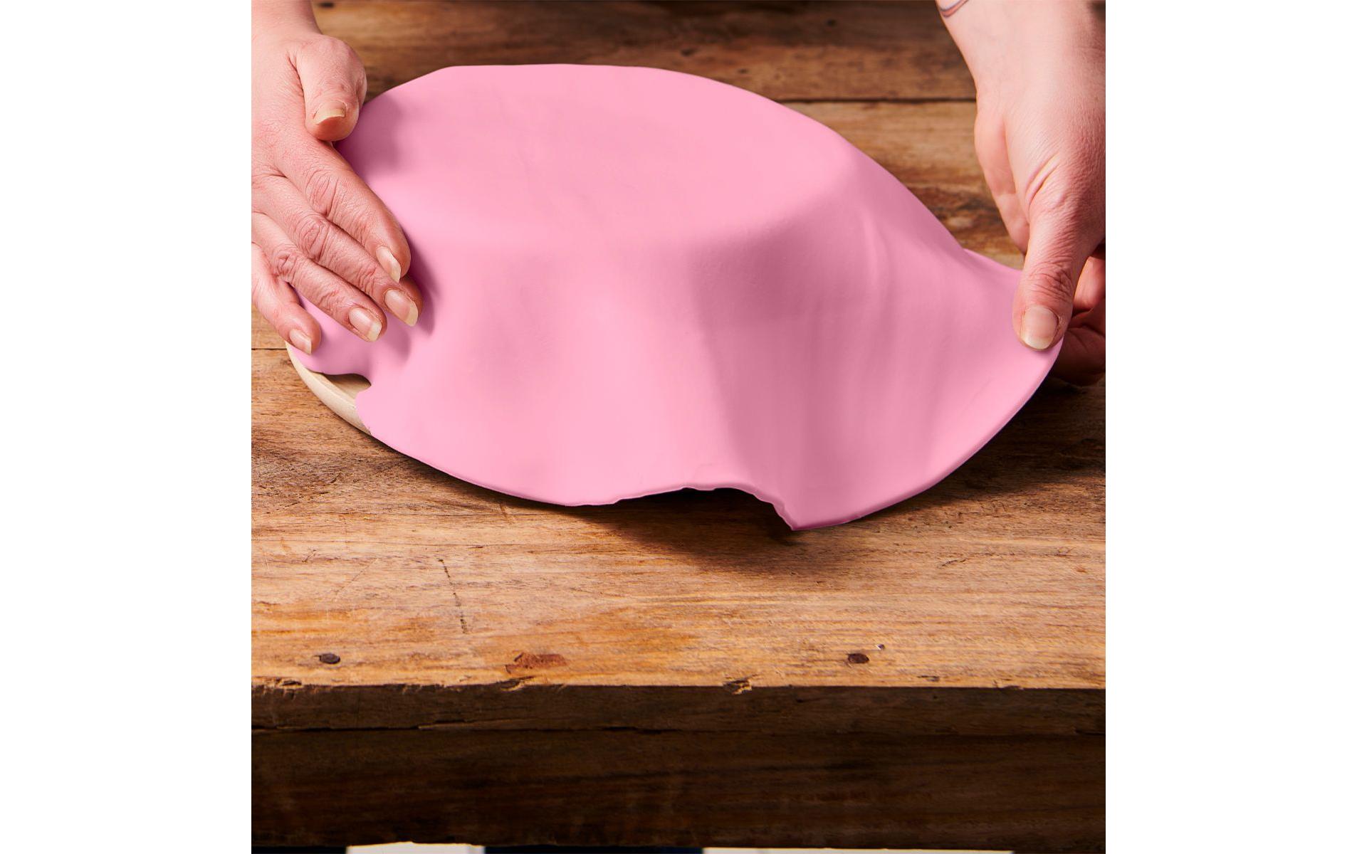 Funcakes Ausgerollte Fondant Decke Pink, 430g