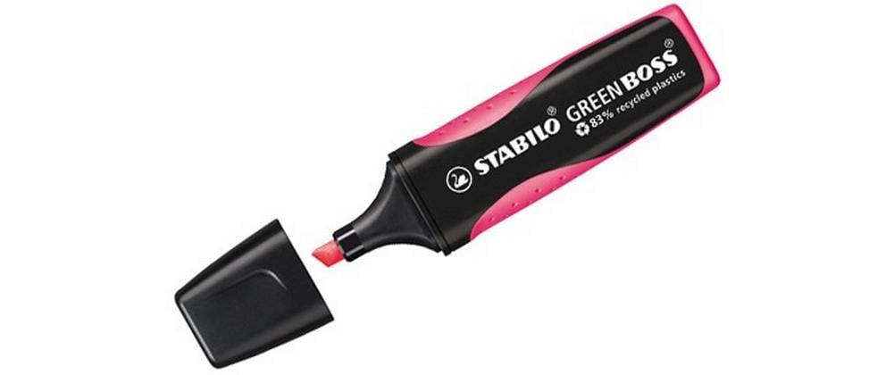 STABILO Textmarker Greenboss Pink, 10 Stück