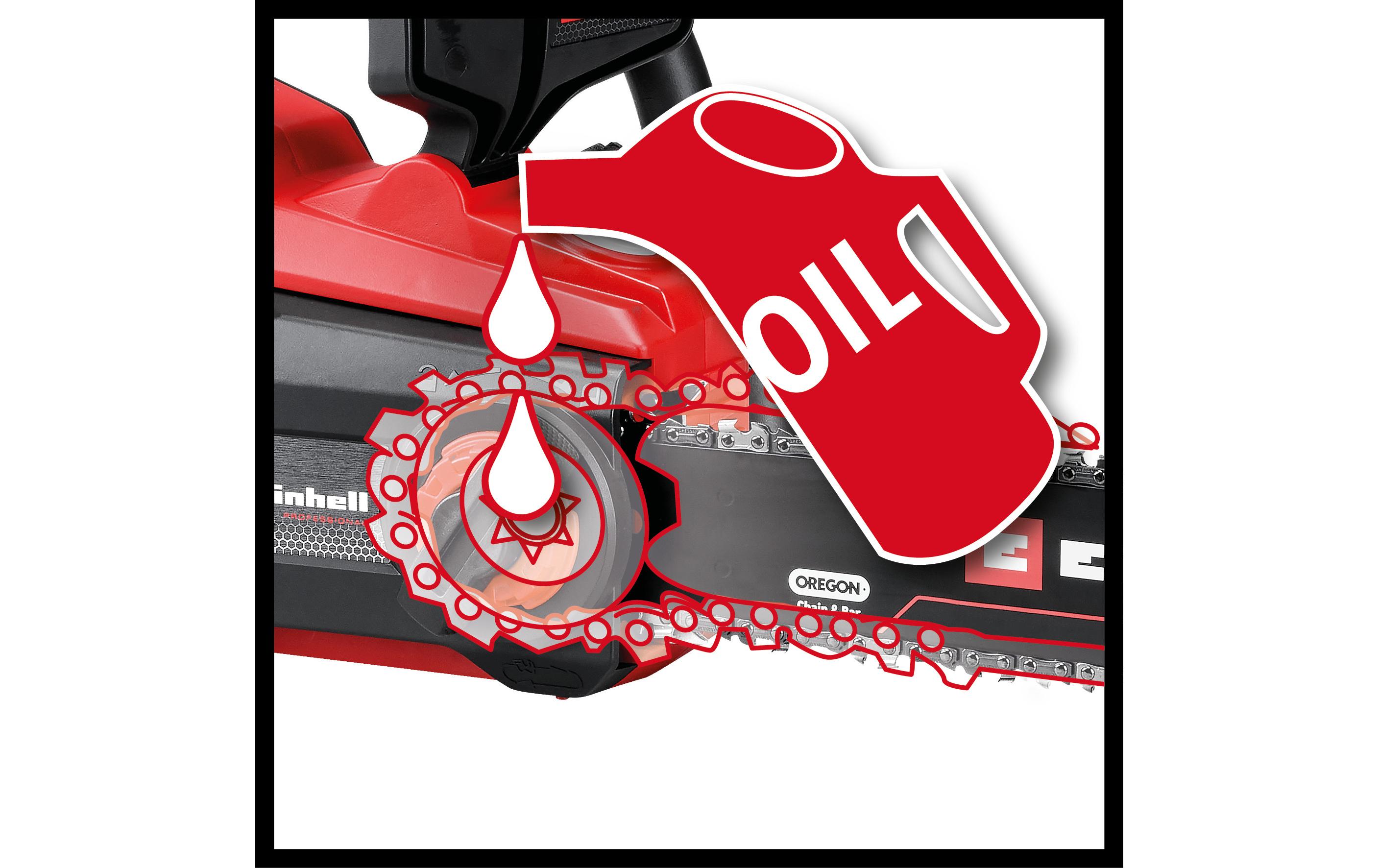 Einhell Professional Akku-Kettensäge GP-LC 36/40 Li BL 2 x 4.0Ah+Twinch Kit