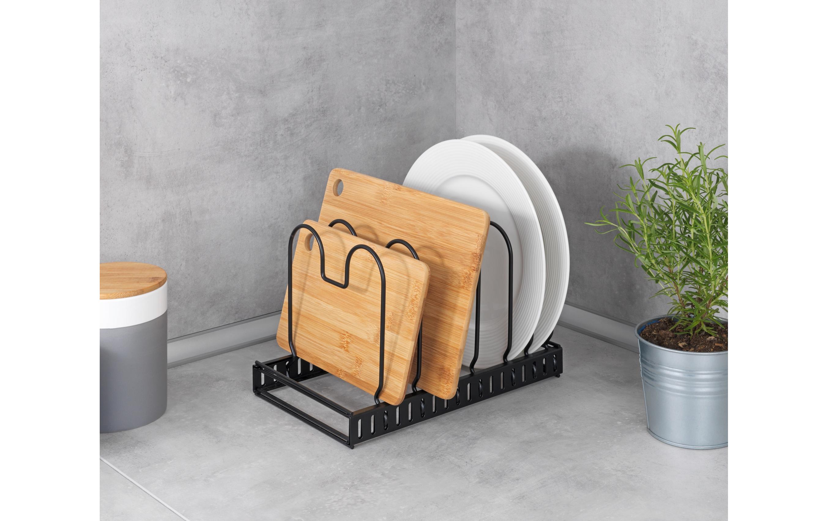 Wenko Deckel- und Pfannenhalter Für 6 Pfannen Schwarz