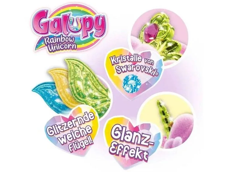 Craze Regenbogen-Einhorn Spielzeugfigur Assortiert