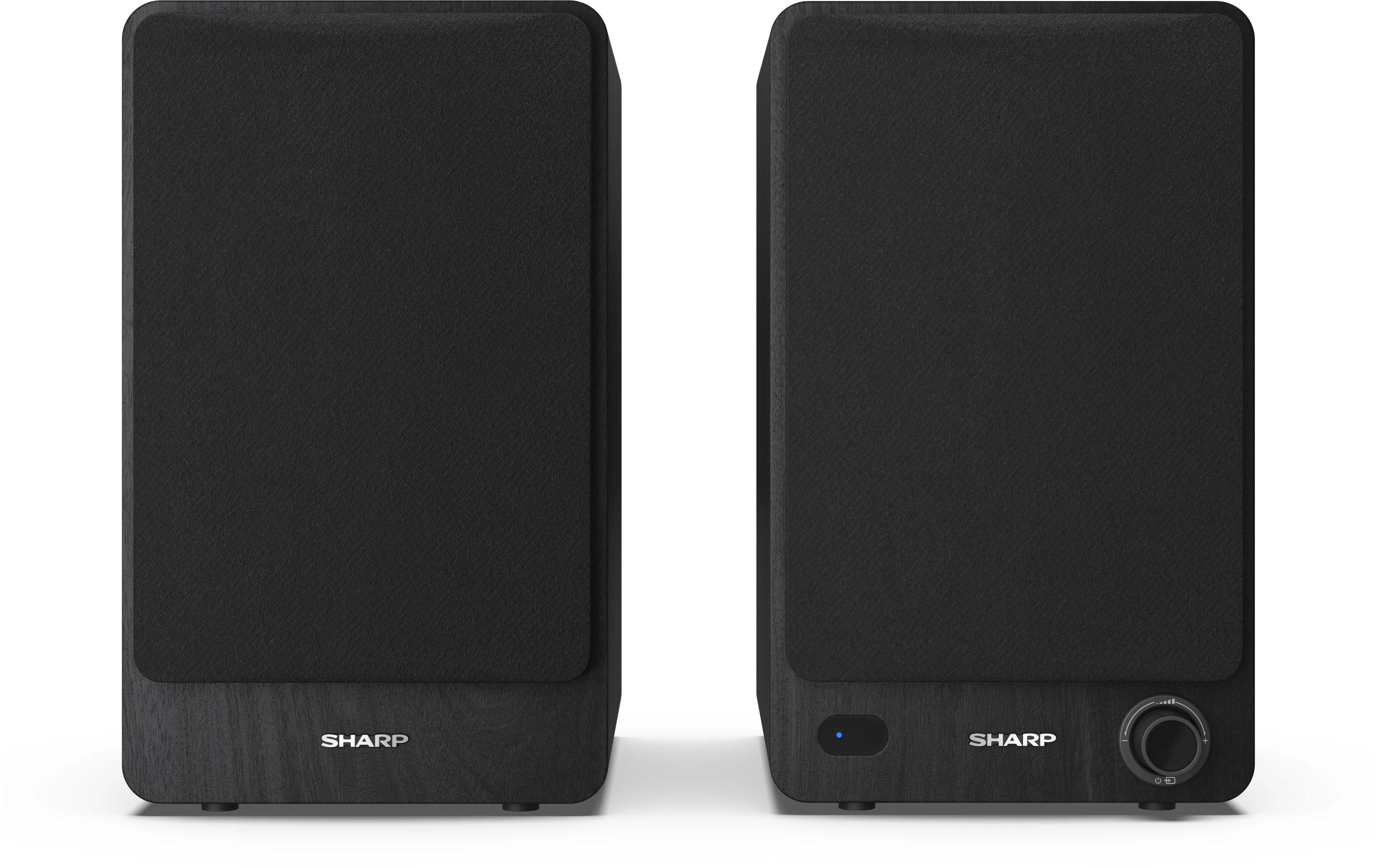 Sharp Regallautsprecher Paar CP-SS30 – Schwarz