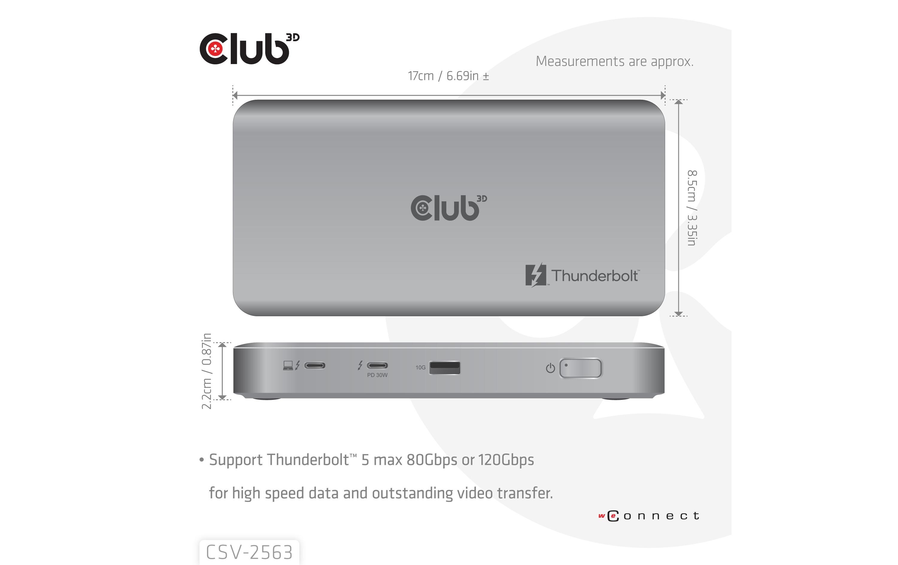 Club 3D Dockingstation CSV-2563