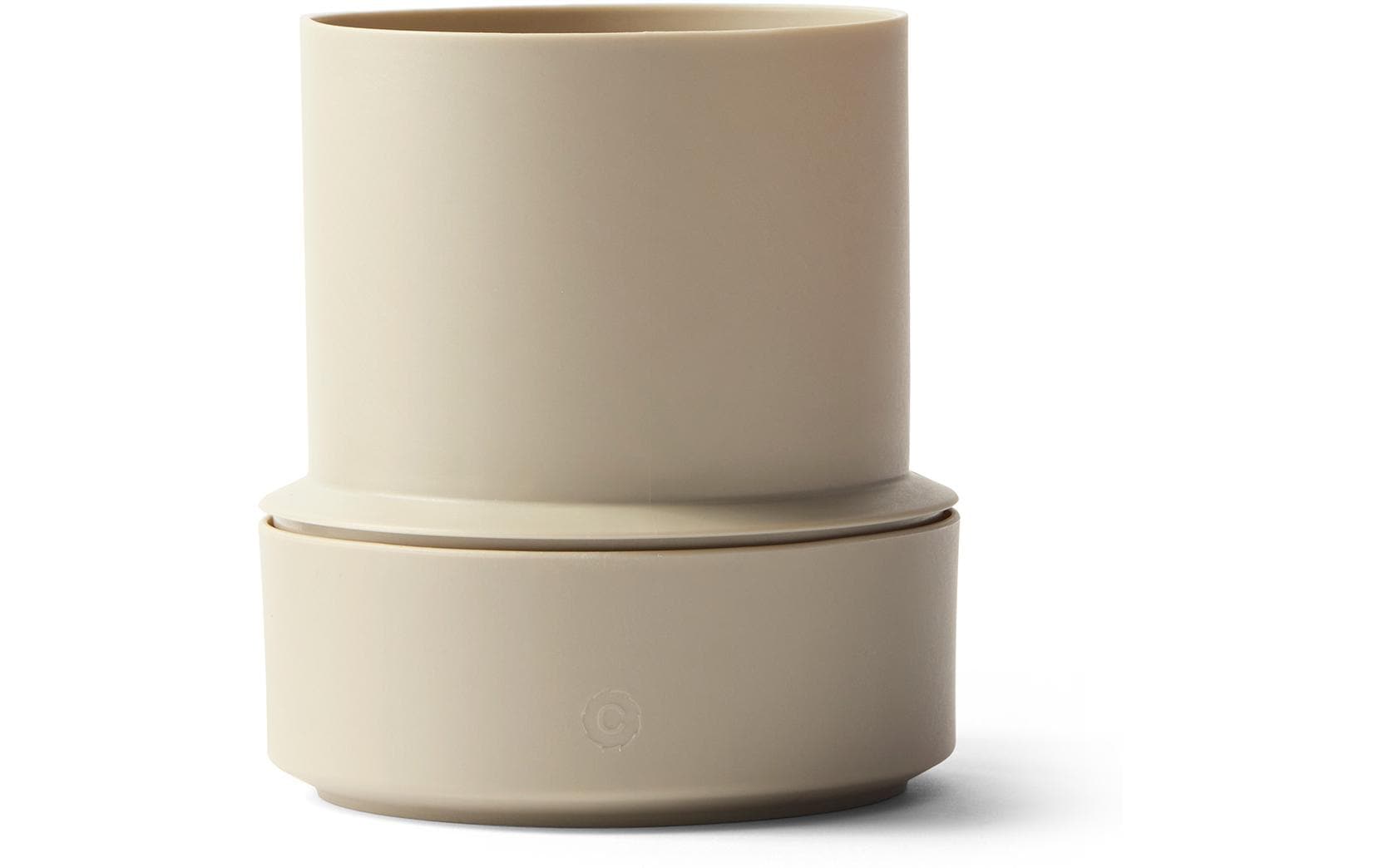 Crushgrind Topf Selbstbewässerung 14 cm, Beige