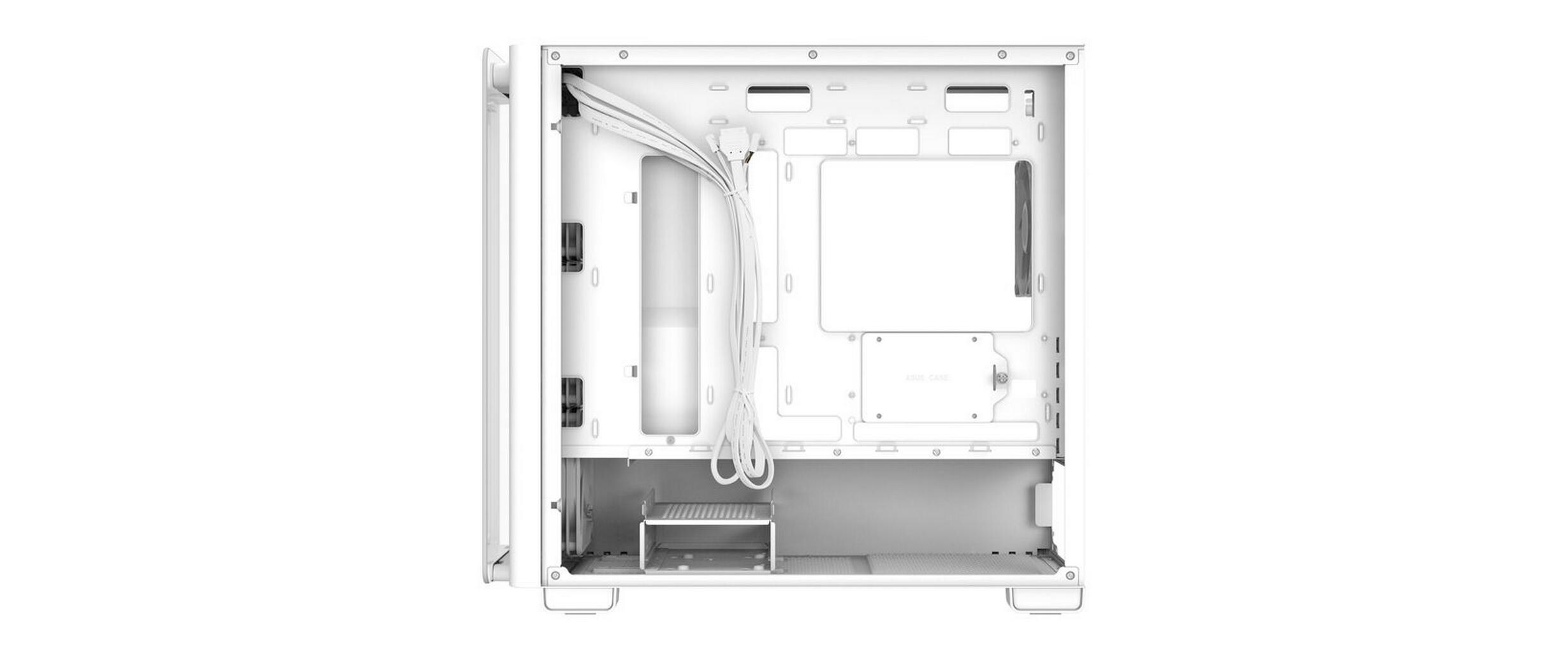 ASUS PC-Gehäuse A23 PLUS TG ARGB Weiss