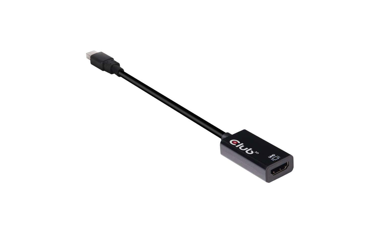 Club 3D Adapter Mini DP 1.4 - HDMI 2.0 HDR, 4K aktiv