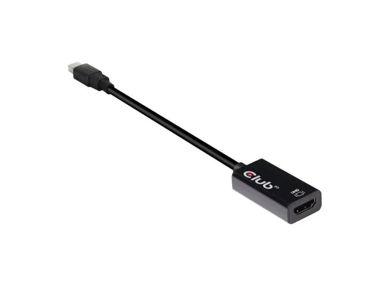 Club 3D Adapter Mini DP 1.4 - HDMI 2.0 HDR, 4K aktiv Club 3D Adapter Mini DP 1.4 - HDMI 2.0 HDR, 4K aktiv