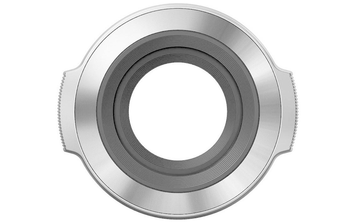 OM-System Objektivdeckel LC-37C Frontdeckel Silber