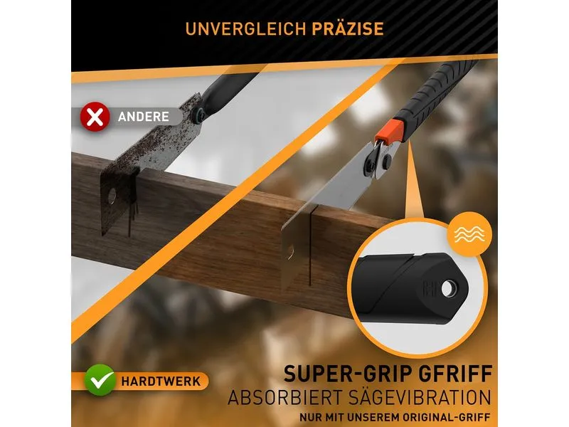 Hardtwerk Sägeblatt für Japansäge Hanzo 240 mm