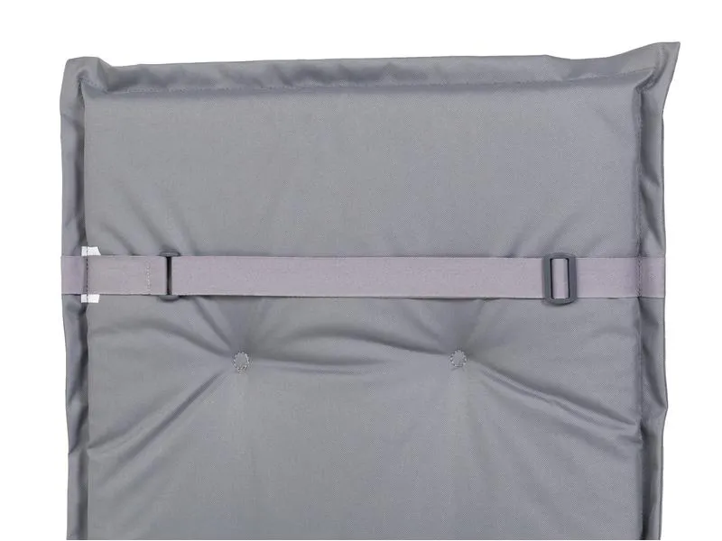 COCON Stuhlauflage Hochlehner Outdoor 118 x 50 x 5 cm, Grau