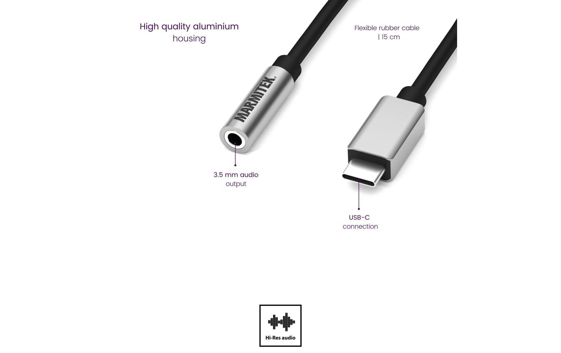 Marmitek Adapter Connect USB-C > Audio